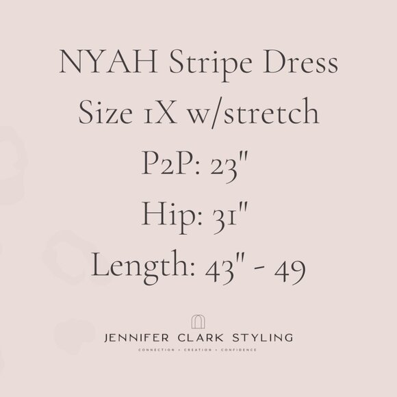 [1X] Nyah Black & White Stripe Tank Dress - Picture 5 of 10